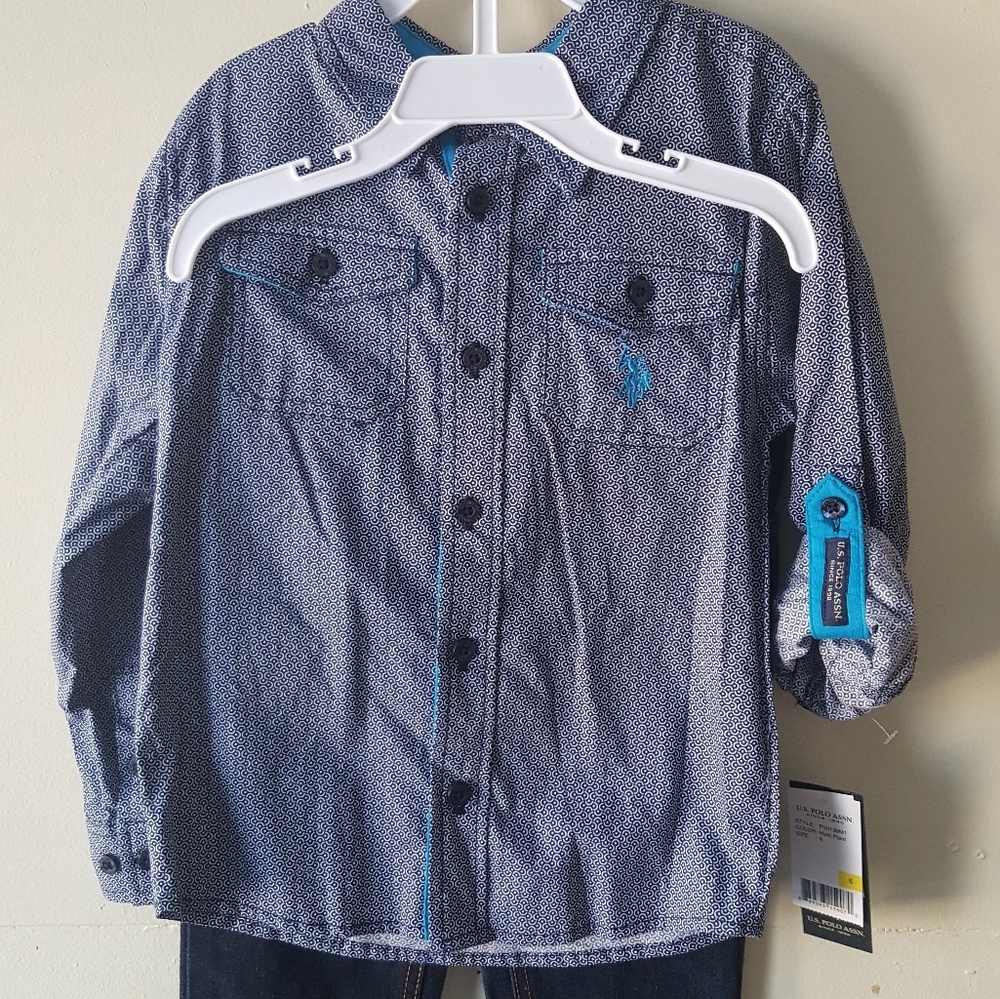 3 piece boy's set US polo assn.